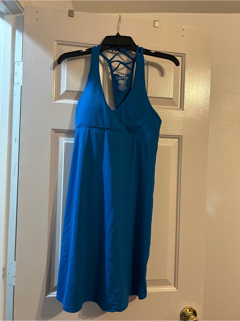 Salt Life Blue Women's V-Neck Racer Back Dress
